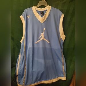 Powder Blue and White Carmelo Anthony Jordan Jersey